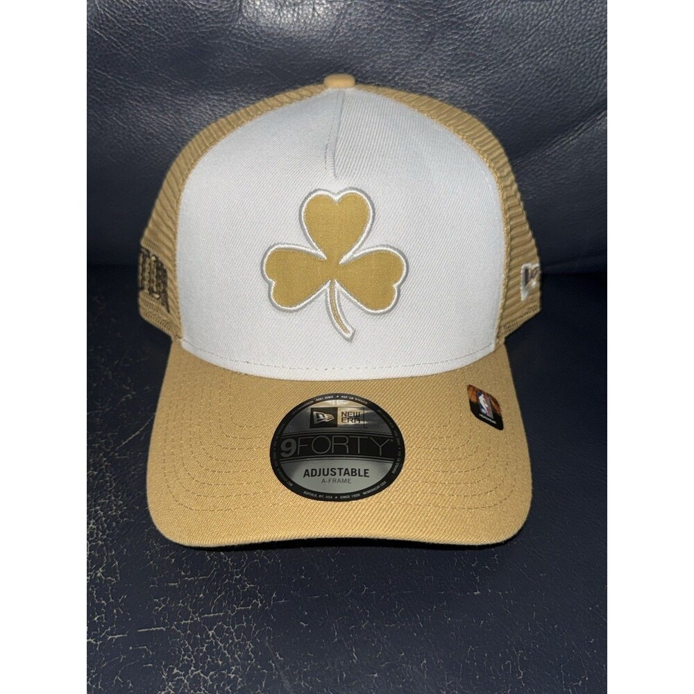 New Era 9Forty Adult 2025-26 City Edition Boston Celtics Logo Trucker Hat NWT